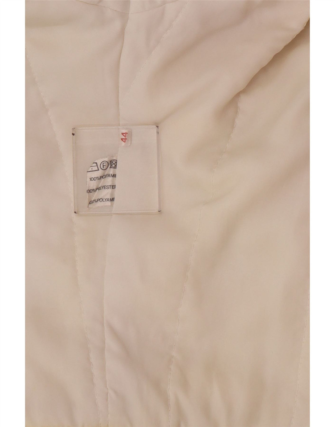 Vintage Damen Übergroße Windjacke EU 44 XL Gelbes Polyamid
