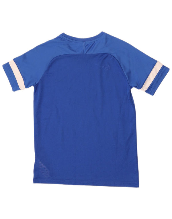 Nike T-Shirt für Jungen, 13–14 Jahre, XL, blau gestreift, Polyester, Sport