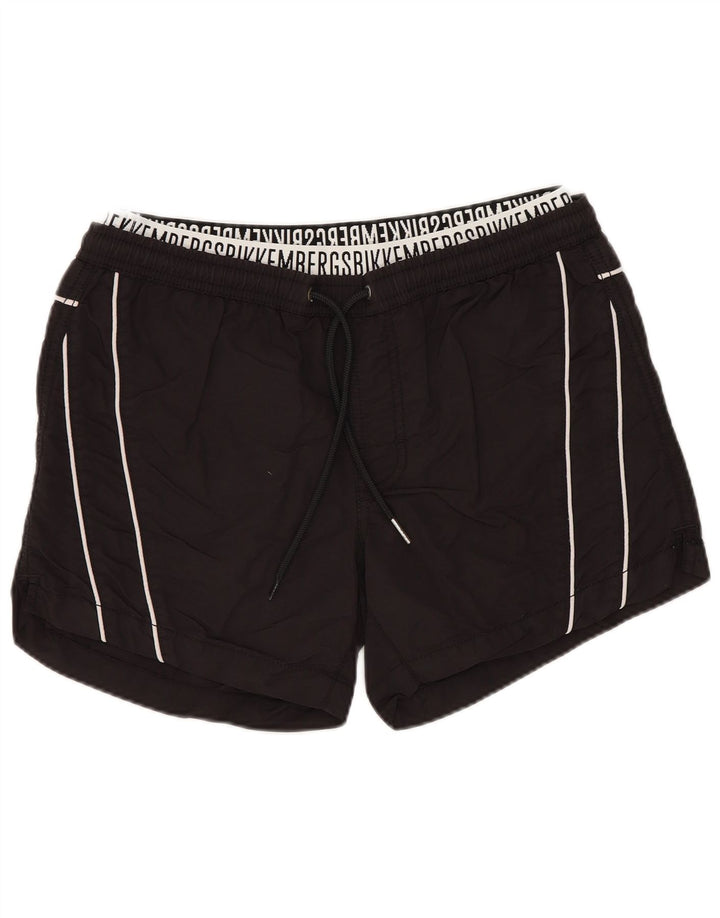 BIKKEMBERGS Herren Badeshorts Medium Schwarz Polyamid