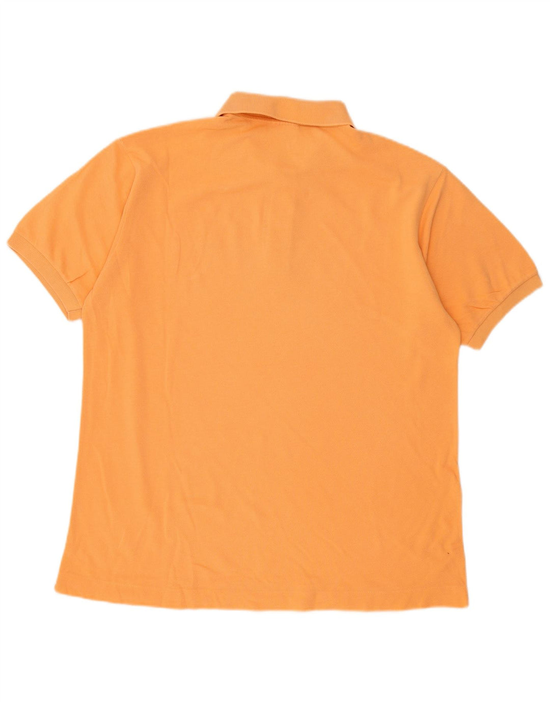LACOSTE Herren-Poloshirt, Größe 5, große orangefarbene Baumwolle