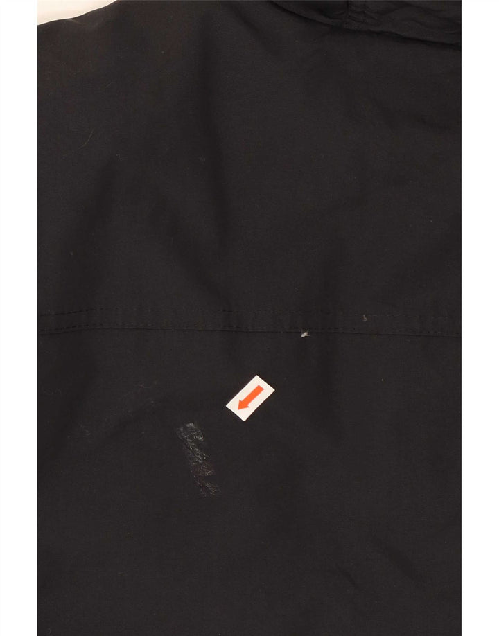 Lee Wattierte Herrenjacke mit Kapuze, UK 40, Größe L, Schwarz, Polyester