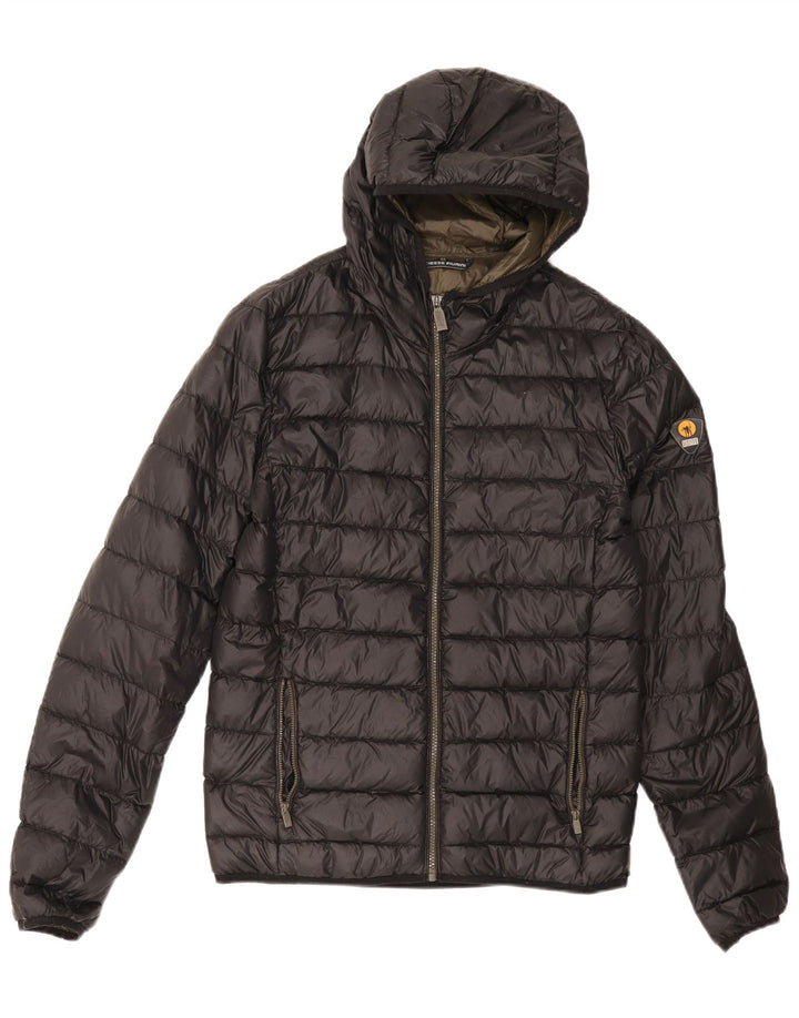 Ciesse Piumini Herren-Jacke mit Kapuze, gepolstert, Größe 36, Schwarz