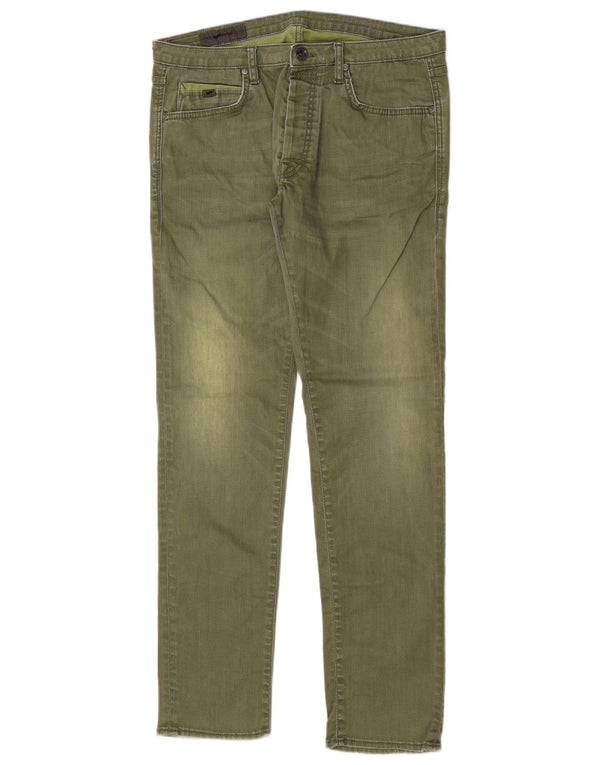 Gas Damen Slim Jeans W36 L32 Khaki