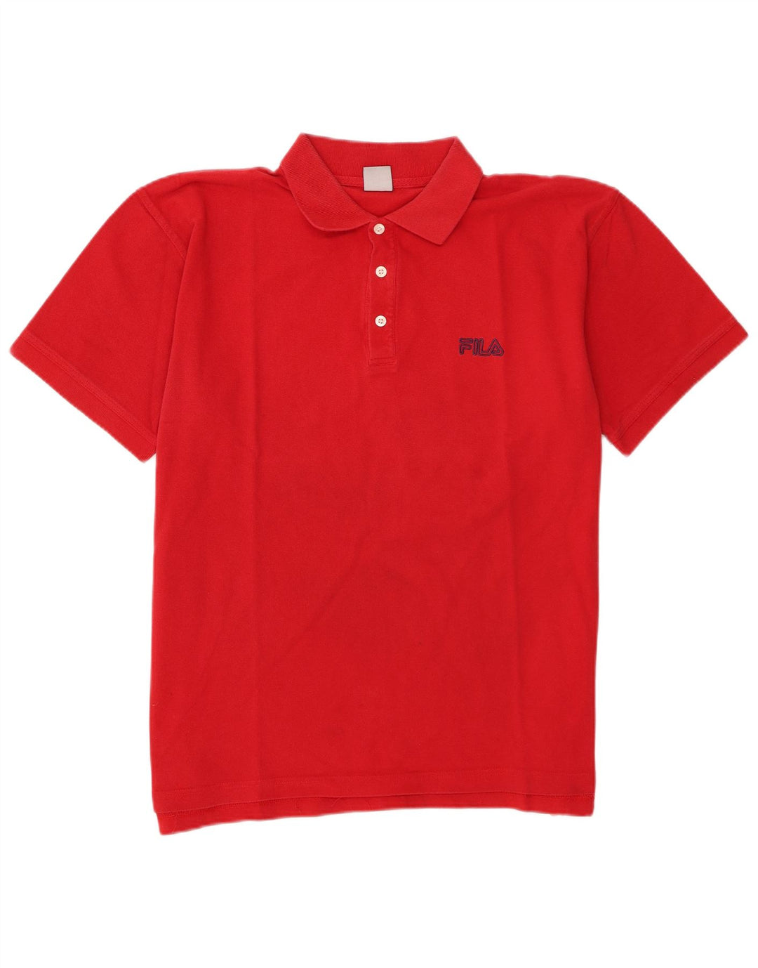 Fila Herren Poloshirt XL Rot Baumwolle