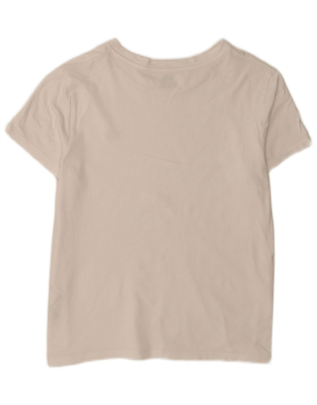 Levi's Damen T-Shirt Top UK 12 Mittelweiße Baumwolle