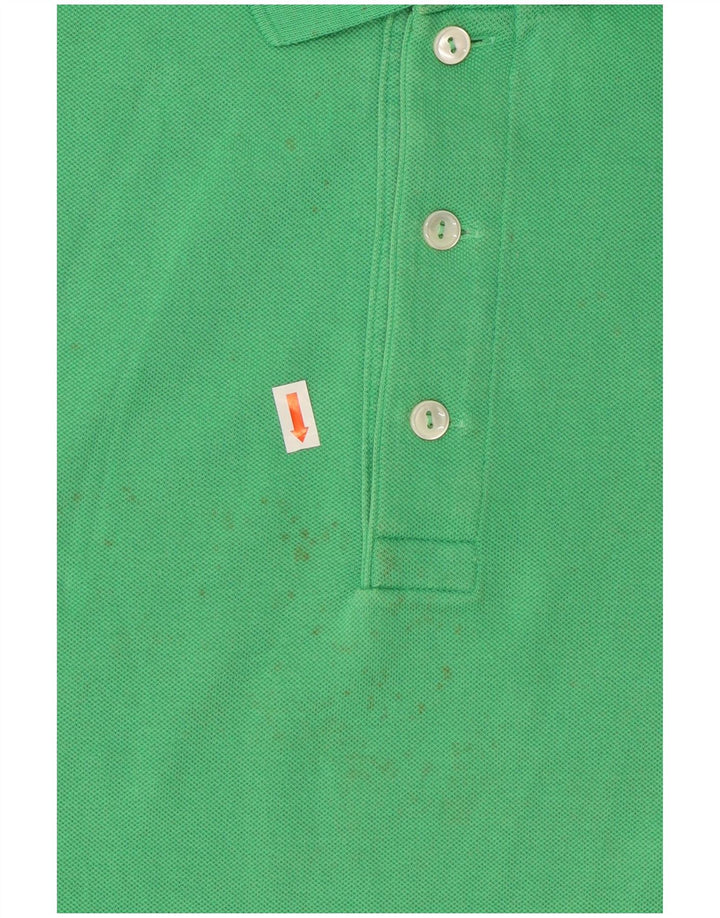 LACOSTE Herren-Poloshirt, Größe 3, klein, grüne Baumwolle