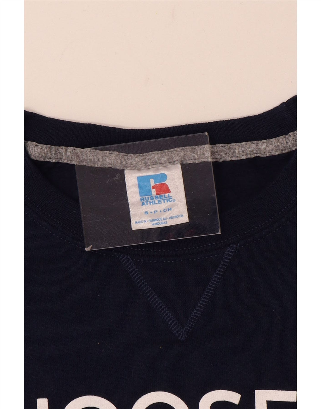 RUSSELL ATHLETIC Herren-Sweatshirt mit Grafik, Größe S, marineblau, Baumwolle