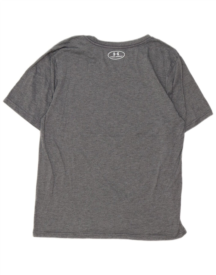 Under Armour Damen T-Shirt Top UK 14 Large Grau