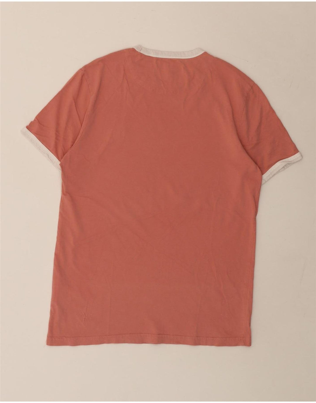 Lyle & Scott Herren T-Shirt Top Small Rosa Baumwolle