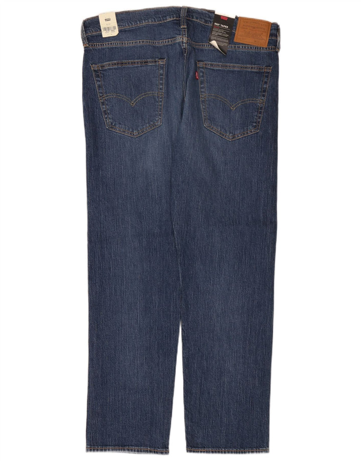 Levi's Herren 502 Tapered Jeans W36 L32 Blaue Baumwolle