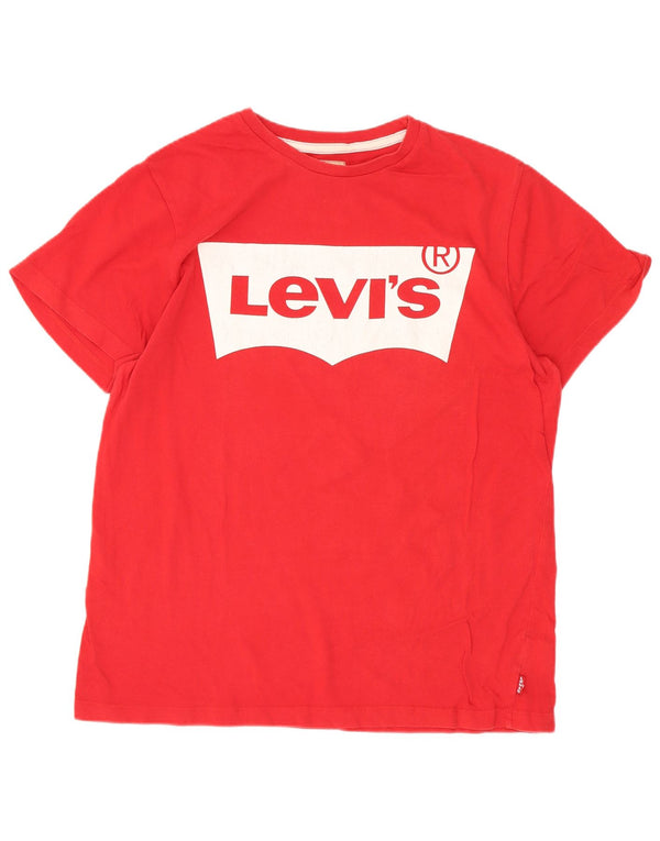 Levi's Jungen T-Shirt mit Grafik, 15–16 Jahre, Rot