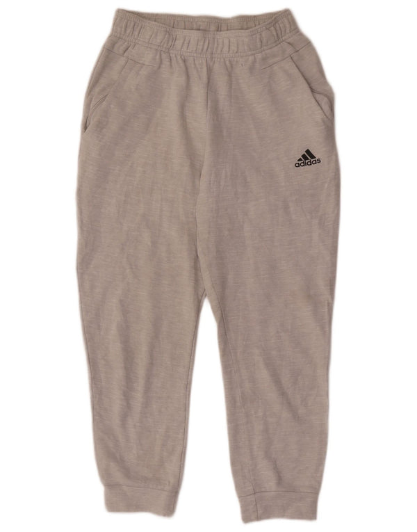 Adidas Jungen-Trainingshose, Jogginghose, 11–12 Jahre, graue Baumwolle