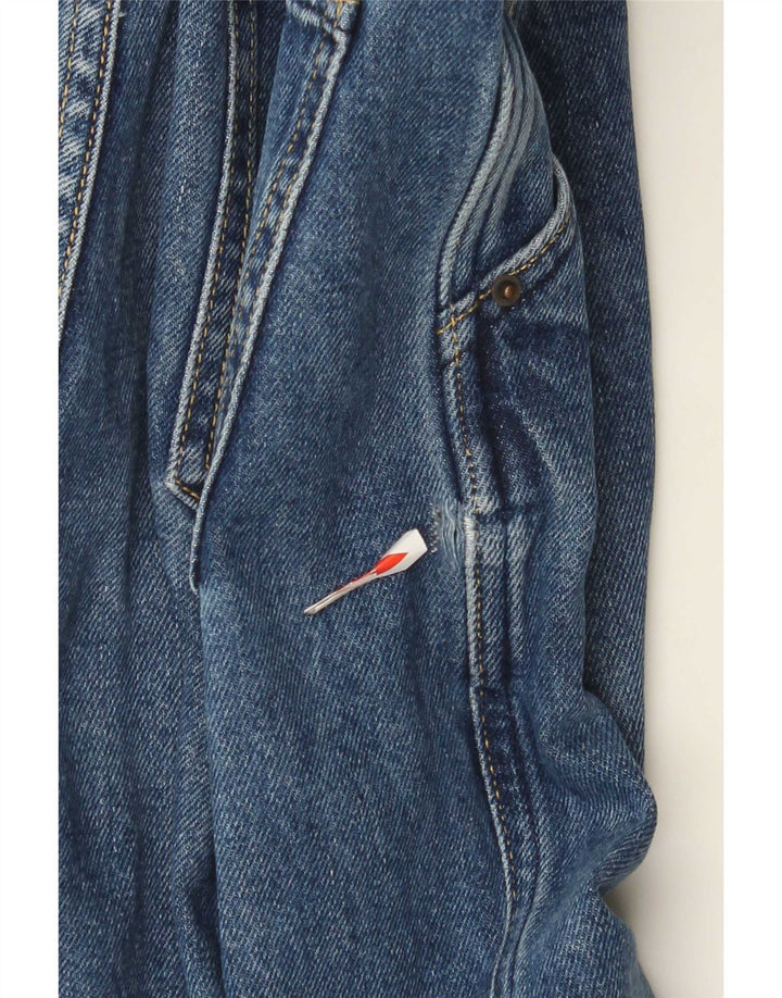 Massimo Dutti Damen-Jeans mit weitem Bein, EU 40, Mittel W30 L30, blaue Baumwolle