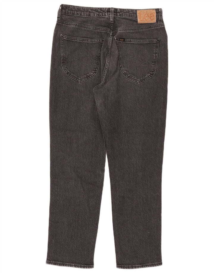 Lee Damen Carol Slim Jeans W30 L26 Graue Baumwolle