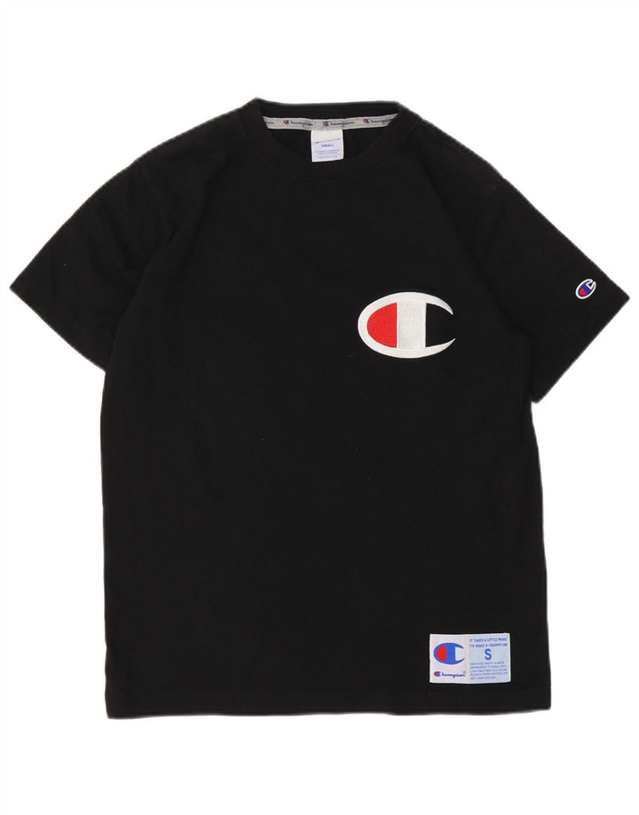 Champion Herren-T-Shirt mit Grafik, Größe S, Schwarz