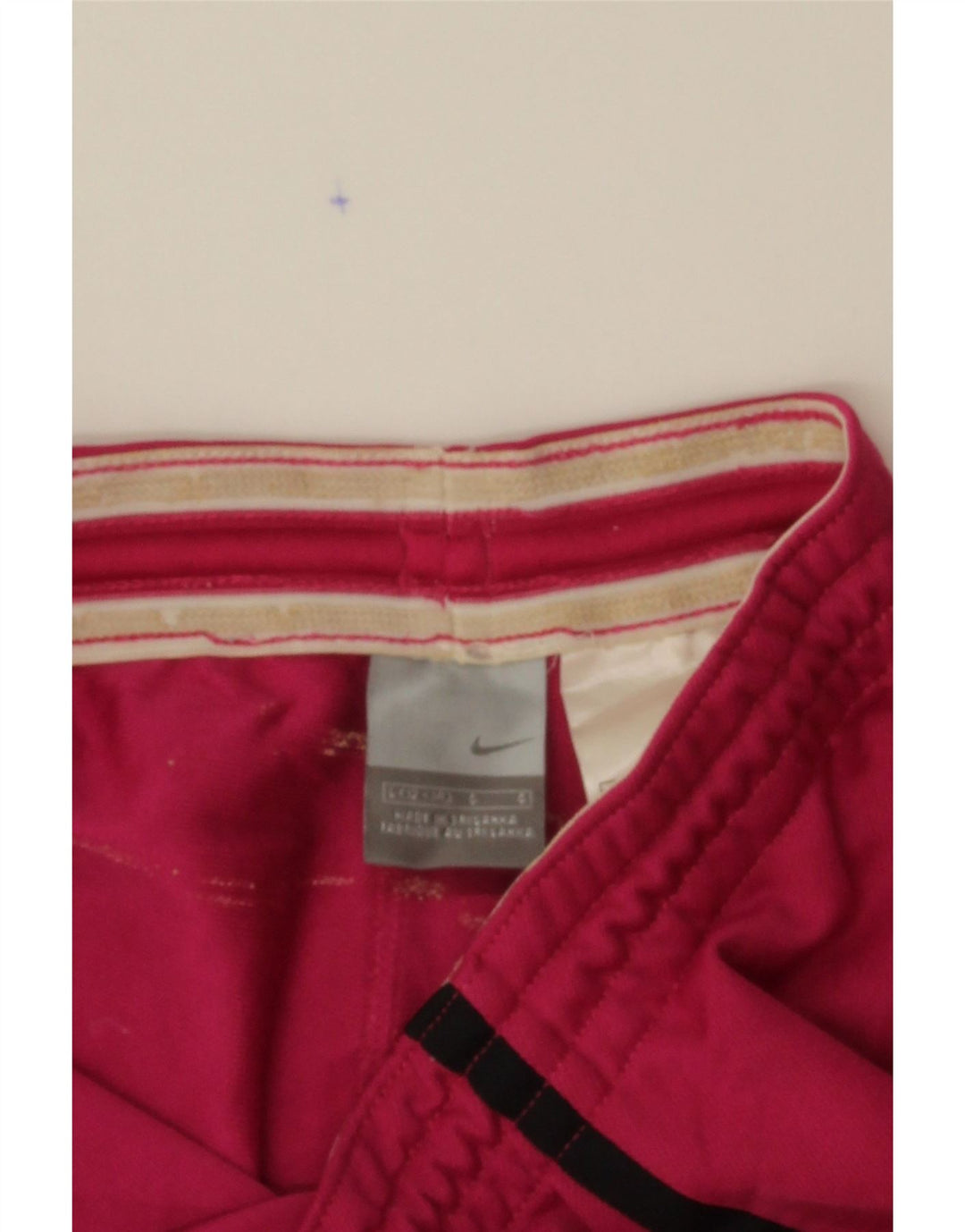 NIKE Womens Sport Shorts US 12/ 14 Large Pink Polyester Vintage Nike and Second-Hand Nike from Messina Hembry 