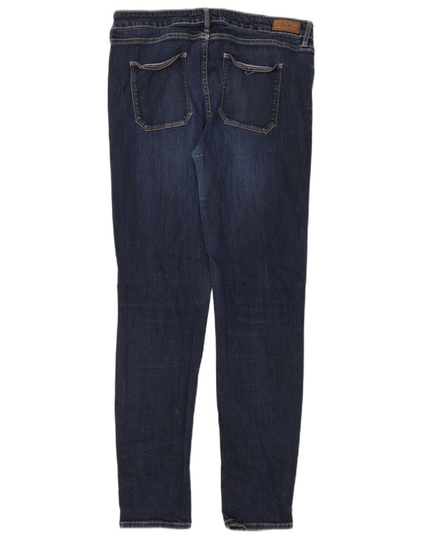 Fat Face Damen Super Skinny Jeans UK 16 Large W34 L30 Marineblau Baumwolle