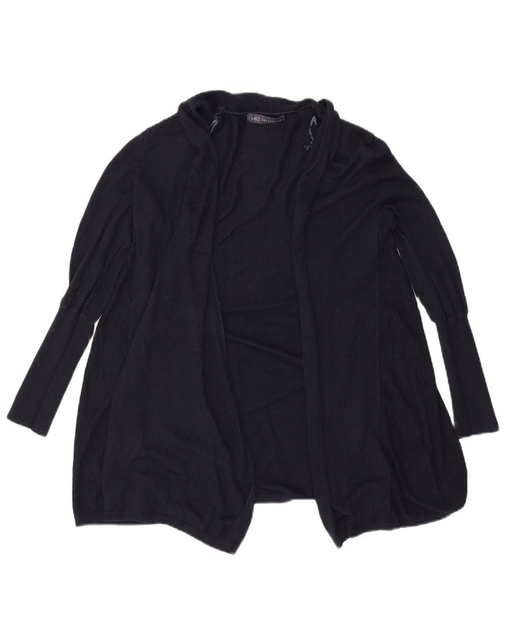 Marks & Spencer Offener Damen-Cardigan-Pullover UK 10 Small Marineblau Acryl