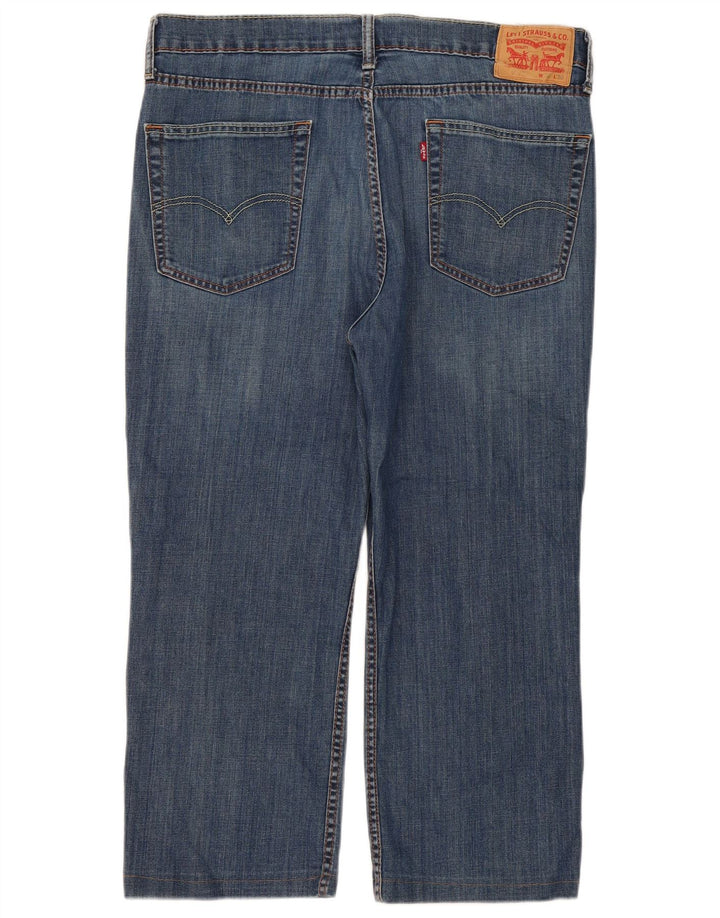 Levi's Damen Capri-Jeans W36 L23 Blaue Baumwolle