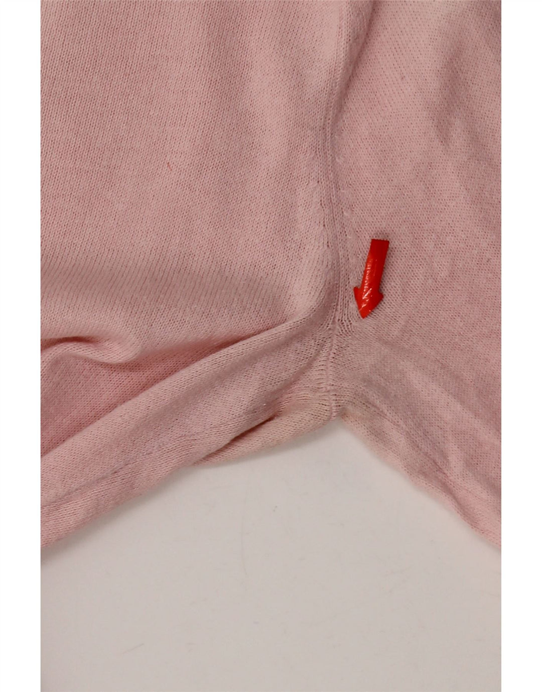 Tommy Hilfiger Damen-Pullover mit V-Ausschnitt, Gr. 12, Mittelrosa