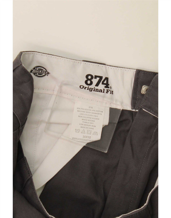 Dickies Herren Straight Original Fit Chinohose W30 L32 Grau Polyester