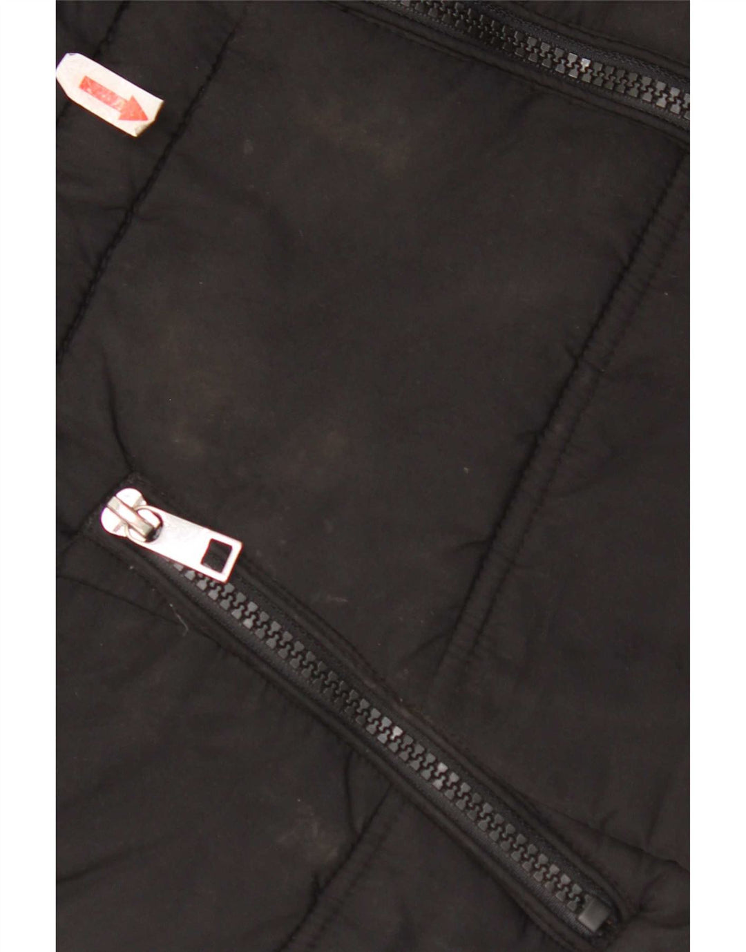Marks & Spencer Wattierte Damenjacke mit Kapuze, UK 12, Mittelschwarz, Polyester