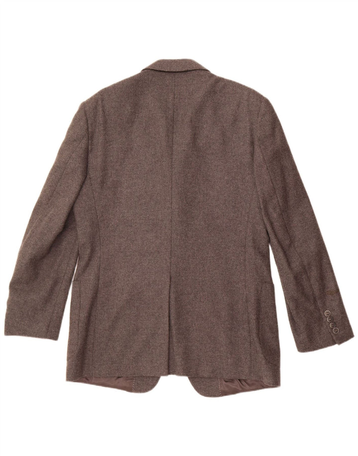 Peter & Sons Herren-Blazer mit 3 Knöpfen, IT 50, große graue Wolle