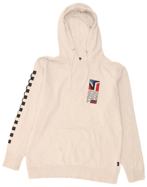Vans Herren Graphic Hoodie Pullover Mittelweiß