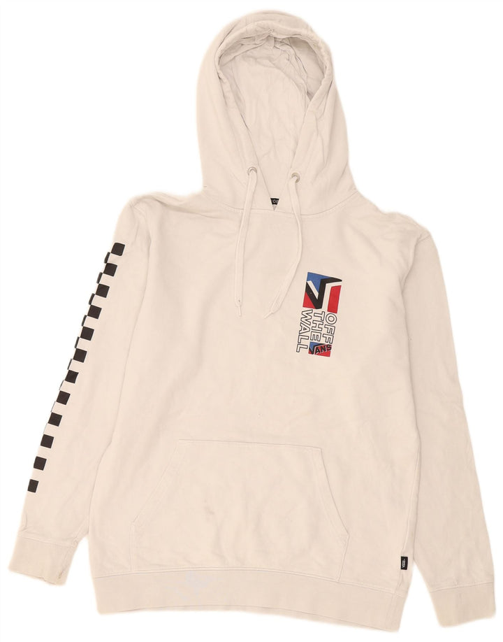 Vans Herren Graphic Hoodie Pullover Mittelweiß