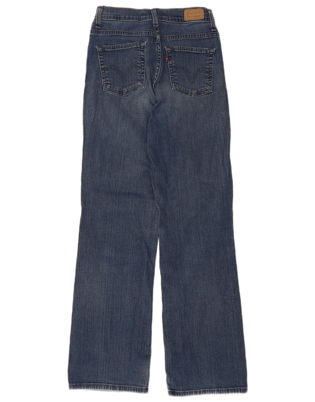Levi's Damen 512 Perfectly Slim Bootcut Jeans W26 L30 Blaue Baumwolle