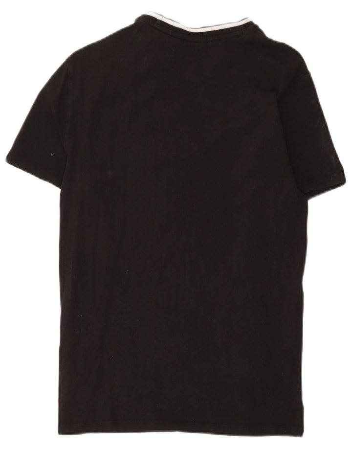 Calvin Klein Herren T-Shirt Top Small Schwarz Baumwolle