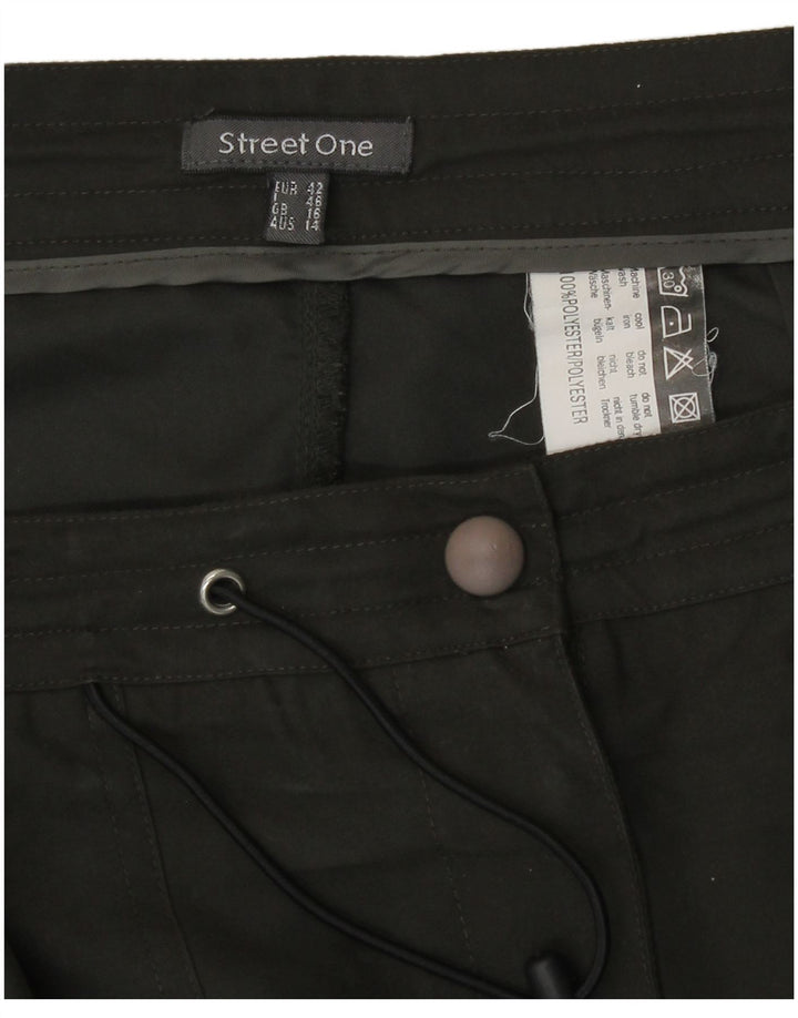 Street One Damen Midi Cargo Rock UK 16 Groß W32 Khaki Polyester