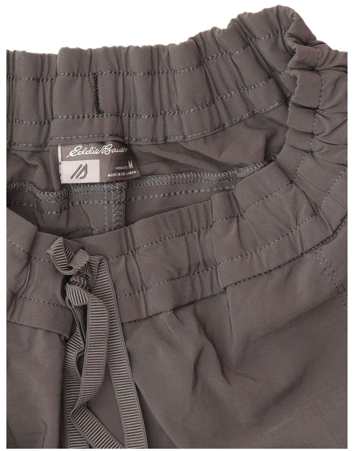 Eddie Bauer Damen Crop Cargo Hose Medium W30 L24 Grau Polyester