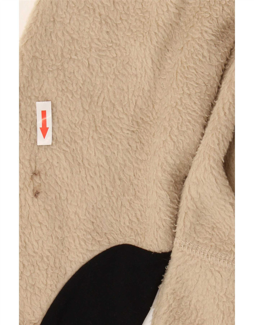 Fila Herren Fleecejacke UK 40 Large Beige Colourblock Polyester