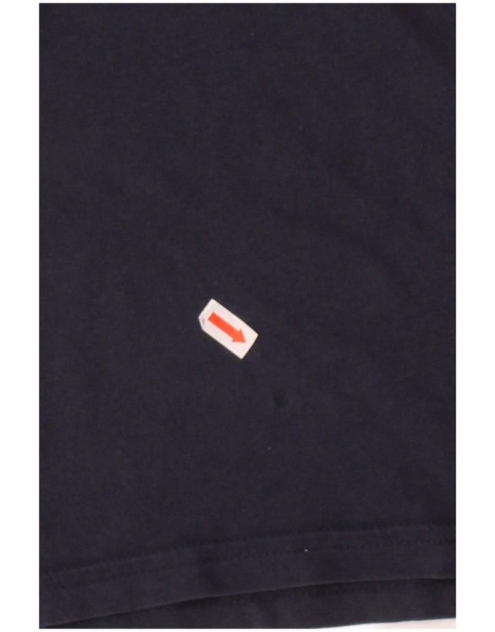 FILA Mens Graphic Top Long Sleeve XL Navy Blue Cotton