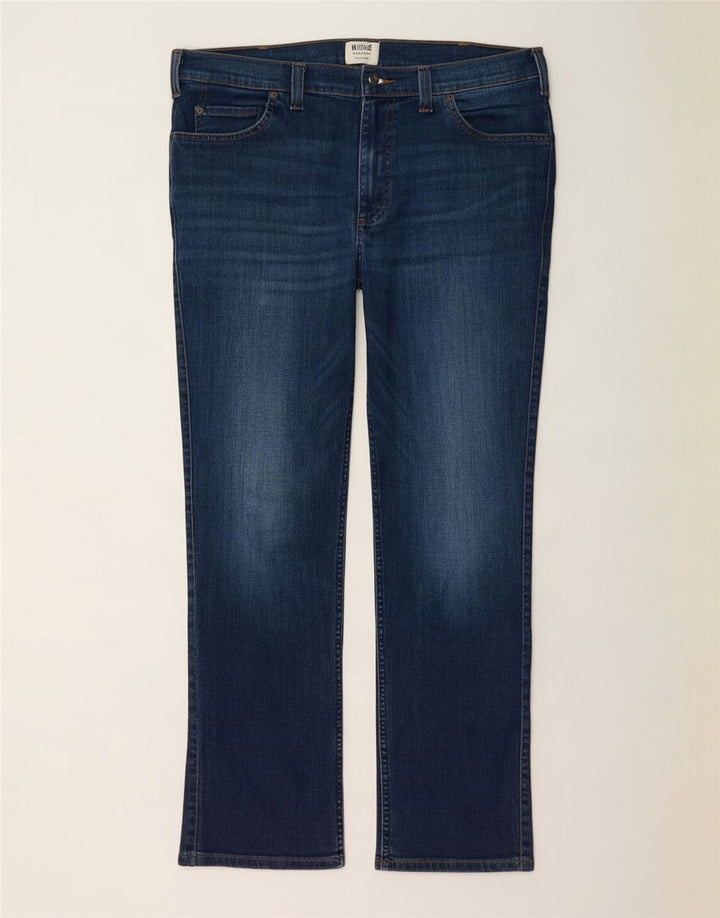 Mustang Herren Tramper Straight Jeans W38 L32 Marineblaue Baumwolle