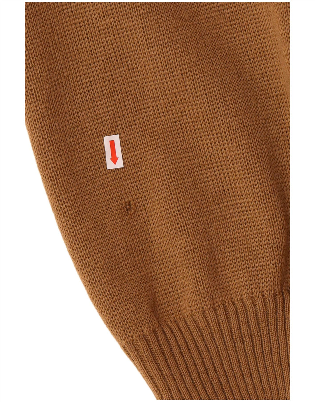 VINTAGE Herren Strickjacke IT 54 XL Braune Wolle