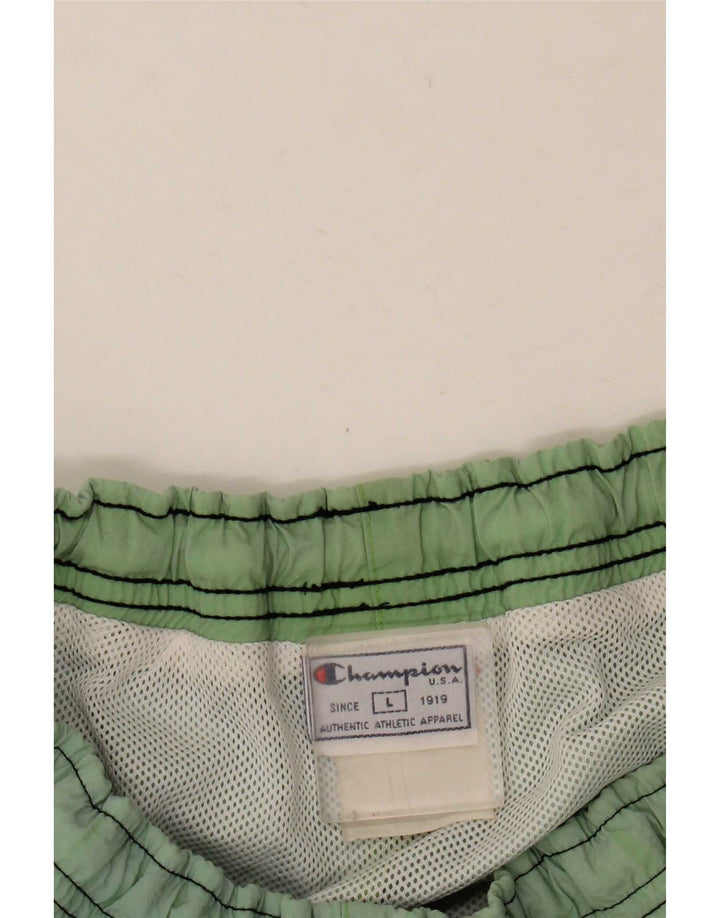 Champion Herren-Badeshorts, Größe L, Grün