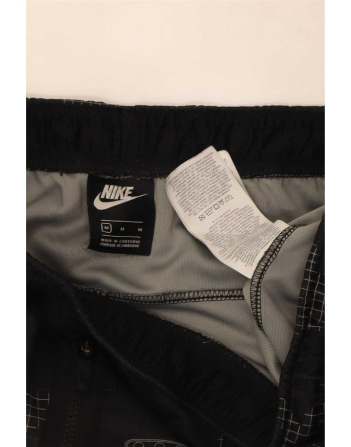 Nike Herren-Sportshorts, mittelgroß, schwarzes Camouflage-Polyester