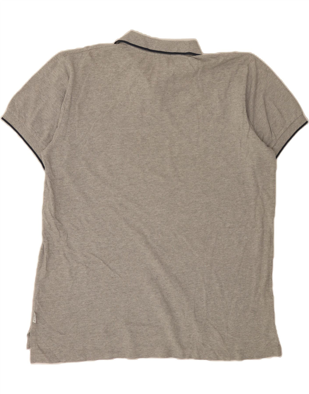 J. CREW Mens Polo Shirt Large Grey Cotton Vintage J. Crew and Second-Hand J. Crew from Messina Hembry 
