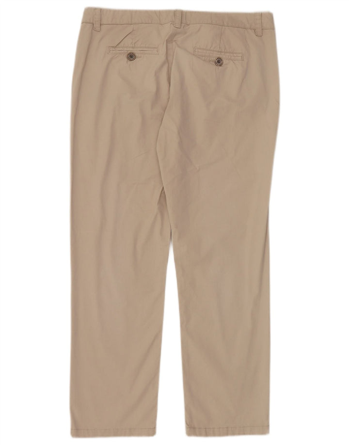 FAT FACE Damen Chino-Hose mit Pegged, UK 12, Größe M, W32, L28, Beige, Baumwolle