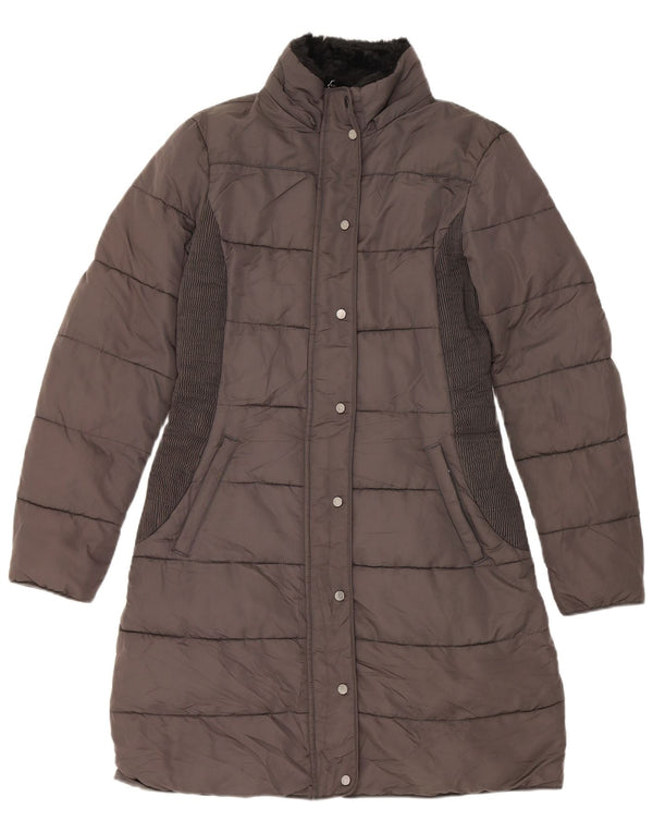 Hobbs Wattierter Damenmantel UK 10 Small Grau Polyester