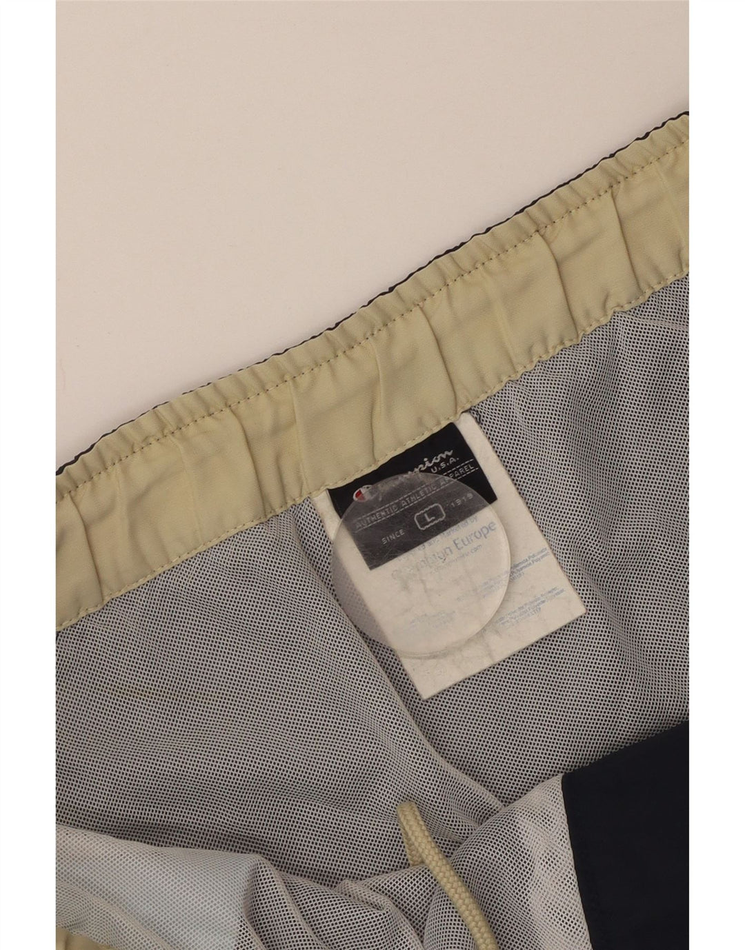 Champion Herren-Badeshorts, groß, marineblau, Colourblock-Polyamid