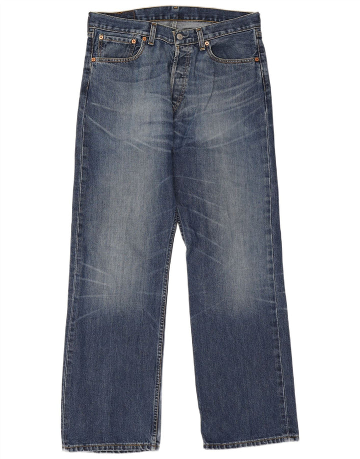 Levi's Herren 508 Straight Jeans W32 L32 Blaue Baumwolle