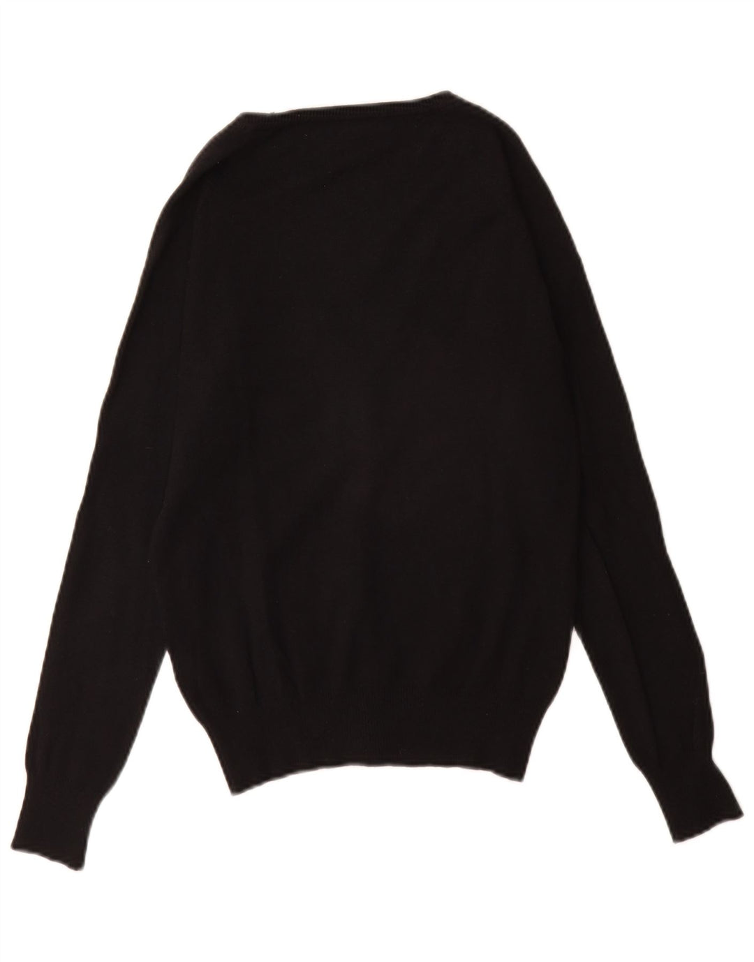 Zara Damen-Cardigan-Pullover UK 10 Small Schwarze Baumwolle
