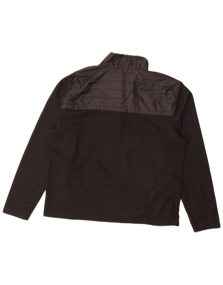 Eddie Bauer Herren-Sweatshirt mit Reißverschluss, XL, Schwarz, Polyester