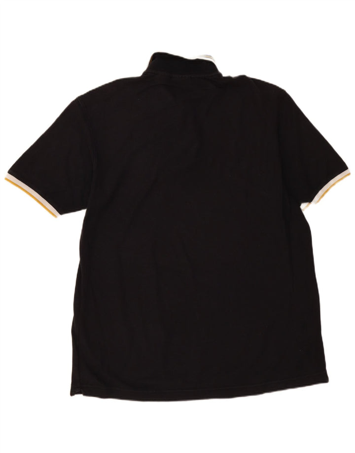 Fila Herren Poloshirt XL Schwarz Baumwolle