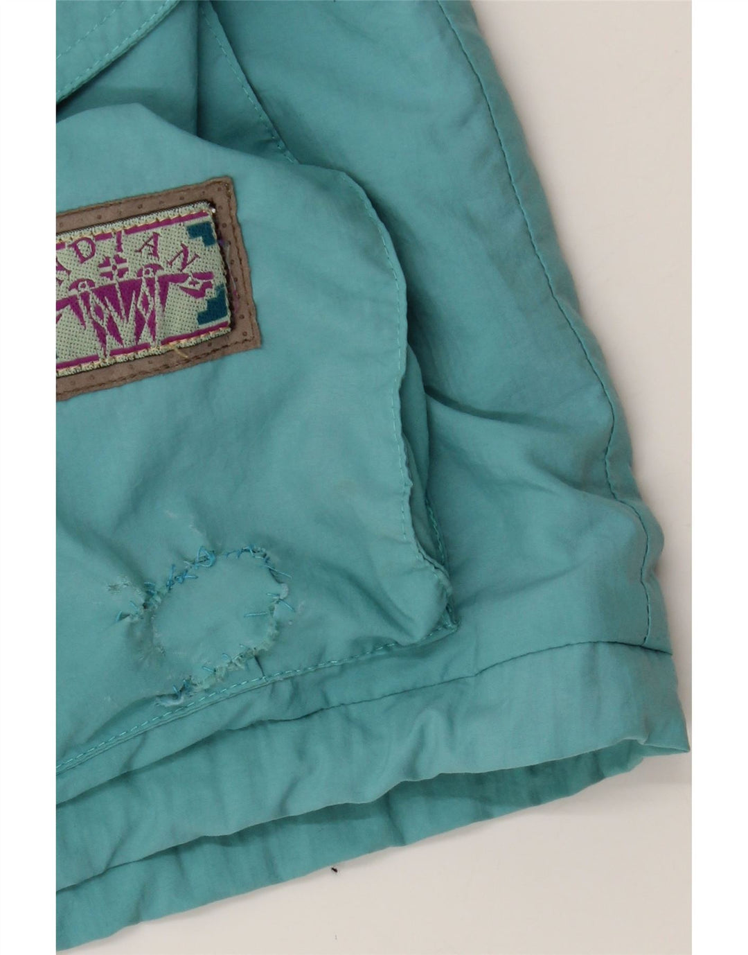 SYMPATEX Womens Hooded Windbreaker Coat US 10 Large Blue Vintage Sympatex and Second-Hand Sympatex from Messina Hembry 