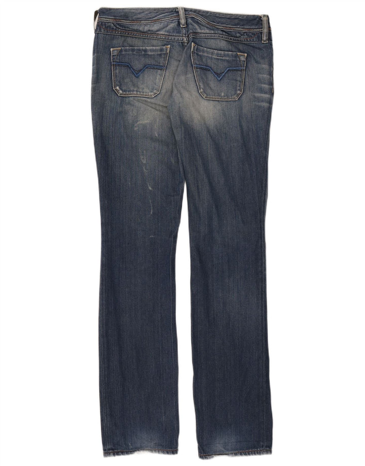 Diesel Damen Bootcut-Jeans W30 L34 Blau