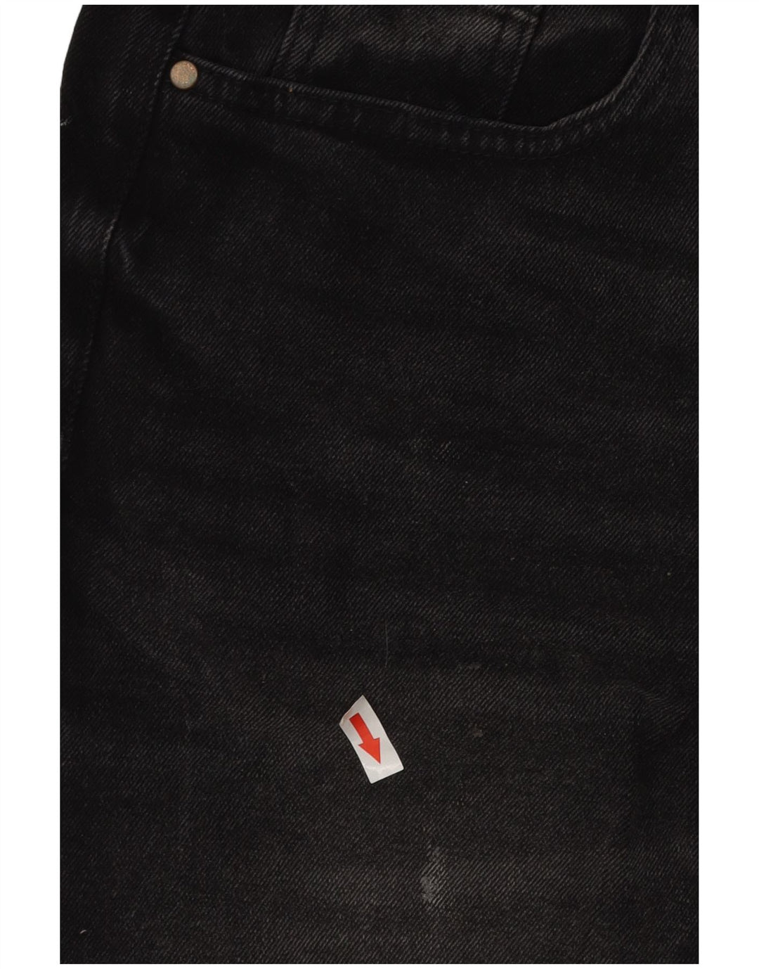 Zara Herren Jeansshorts EU 44 Large W34 Schwarze Baumwolle